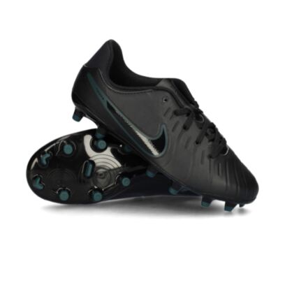 Chaussures de football Nike Tiempo Legend 10 Academy FG Noir pour enfant