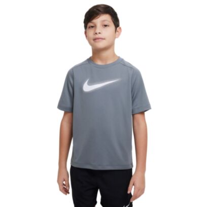 T-shirt Nike Swoosh Gris pour Enfant