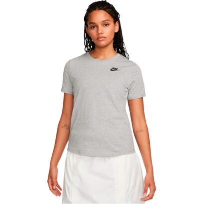 T-shirt Nike Club Gris pour Femme
