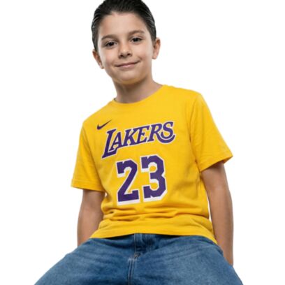 T-shirt Nike Los Angeles Lakers Jaune pour enfant