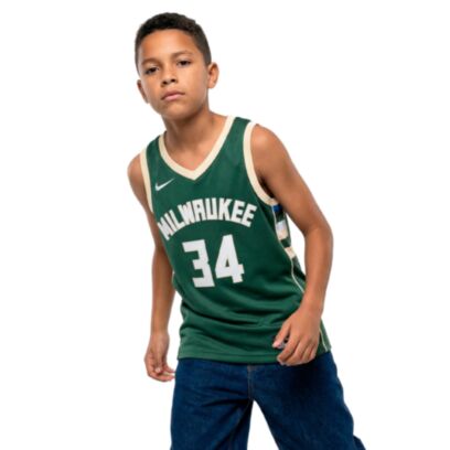 Maillot Nike Milwaukee Bucks Vert pour enfant