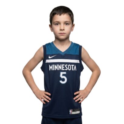 Maillot Nike Minnesota Timberwolves Bleu Foncé pour enfant