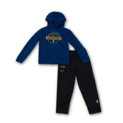 Survêtement Nike Golden State Warriors Bleu Marine & Noir pour enfant