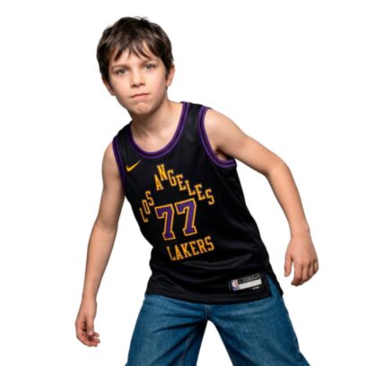 Maillot Nike Los Angeles Lakers Noir pour enfant