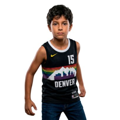 Maillot Nike Denver Nuggets Noir pour enfant