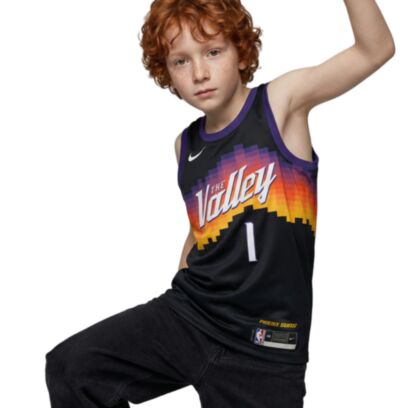 Maillot Nike Phoenix Suns Noir pour enfant