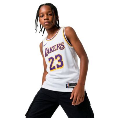 Maillot Nike Los Angeles Lakers Blanc pour enfant