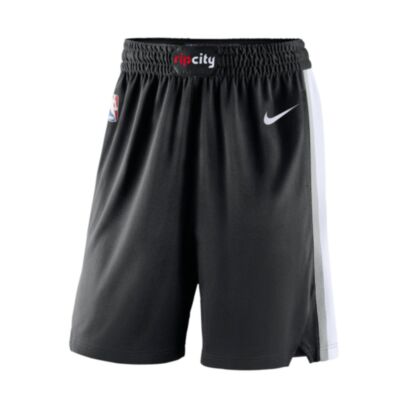 Short de basket Nike Portland Trail Blazers Noir pour Enfant