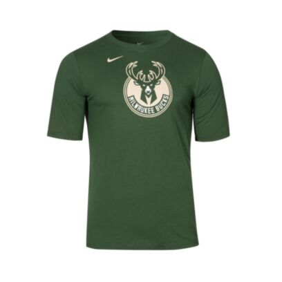 T-shirt Nike Milwaukee Bucks Vert pour enfant