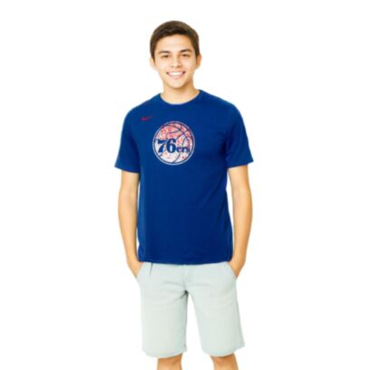 T-shirt Nike Philadelphia 76Ers Bleu Foncé pour enfant