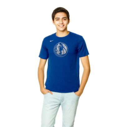T-shirt Nike Dallas Mavericks Bleu Foncé pour enfant