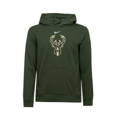Sweat-shirt Nike Milwaukee Bucks Vert pour enfant