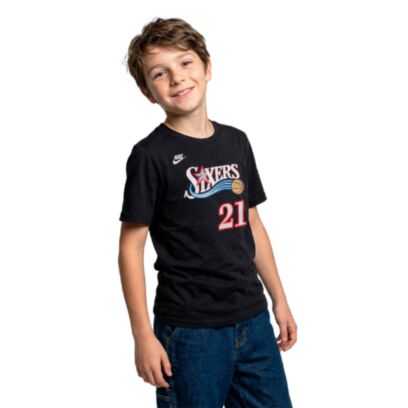 T-shirt Nike Philadelphia 76Ers Noir pour enfant