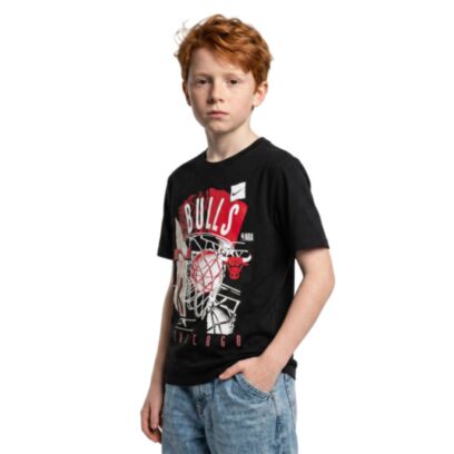 T-shirt Nike Chicago Bulls Noir pour enfant