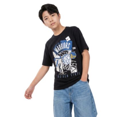 T-shirt Nike Golden State Warriors Noir pour enfant