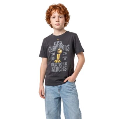 Camiseta Nike New York Knicks Gris para niño