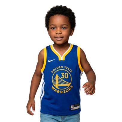 Maillot de basket Nike Golden State Warriors Bleu Marine Unisexe