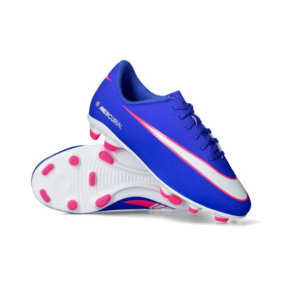 Chaussures de football Nike Mercurial Vapor 16 Club FG Bleu Foncé pour enfant