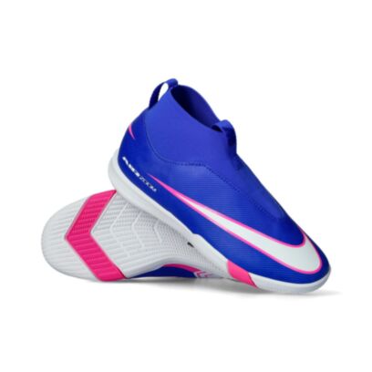 Chaussures de futsal Nike Mercurial Superfly 10 Bleu Foncé pour enfant