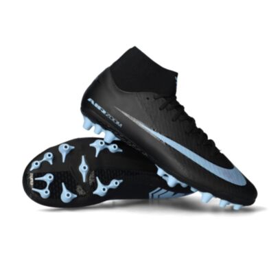 Chaussures de football Nike Mercurial Superfly 10 Academy AG Noir