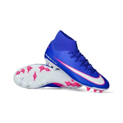 Chaussures de football Nike Mercurial Superfly 10 Academy AG Bleu Foncé