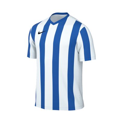 Maillot Nike Striped Division V Blanc & Bleu Royal pour Homme