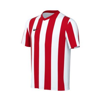 Maillot Nike Striped Division V Blanc & Rouge pour Enfant