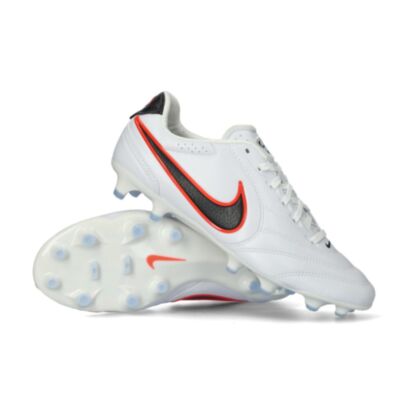 Chaussures de football Nike Tiempo Ligera Pro FG Blanc
