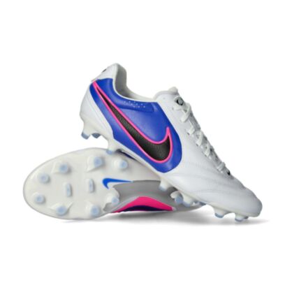 Chaussures de football Nike Tiempo Ligera Pro FG Blanc
