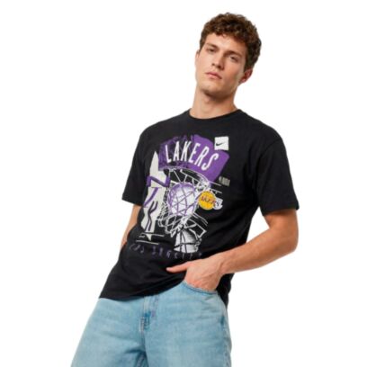 T-shirt Nike Los Angeles Lakers Noir