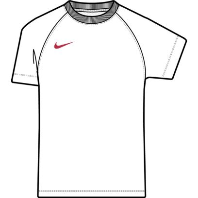 Maillot Nike Park VIII Blanc & Rouge pour Homme