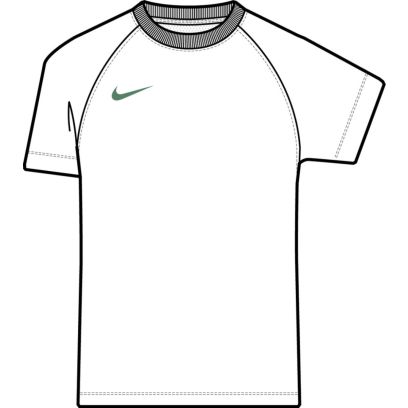 Maillot Nike Park VIII Blanc & Vert pour enfant