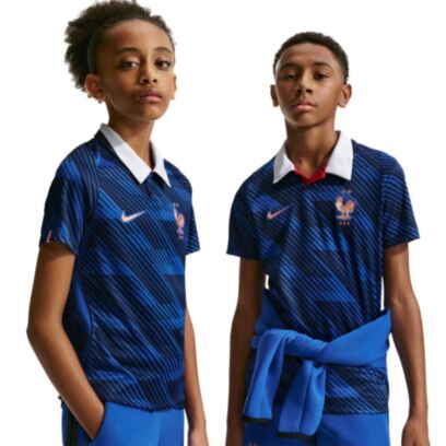 Maillot de football Nike France Bleu Foncé pour enfant