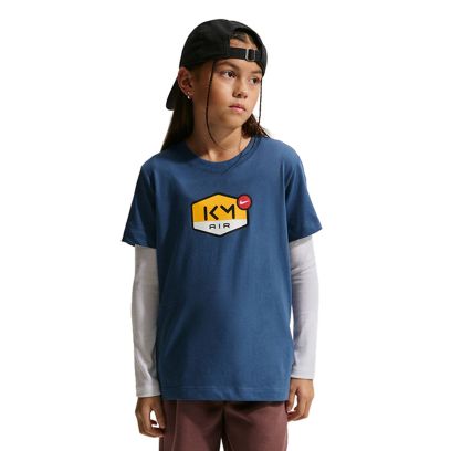 T-shirt Nike Kylian Mbappé Bleu Foncé pour enfant