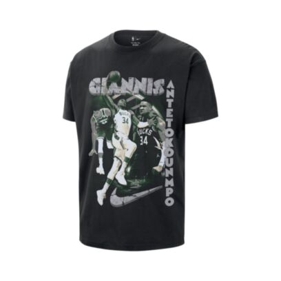 T-shirt Nike Milwaukee Bucks Noir
