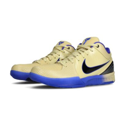 Chaussures de basket Nike Kobe 4 Protro x FC Barcelona Or pour homme