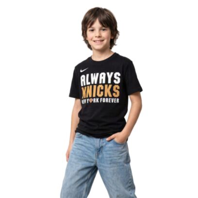 Camiseta Nike New York Knicks Negro para niño