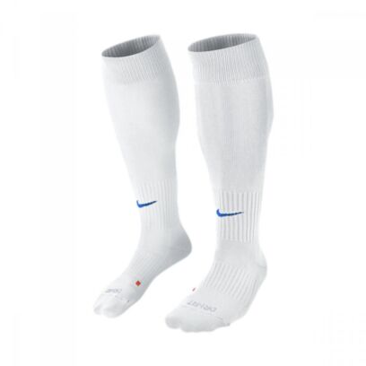 Chaussettes de football Nike Classic II Blanc & Bleu Royal