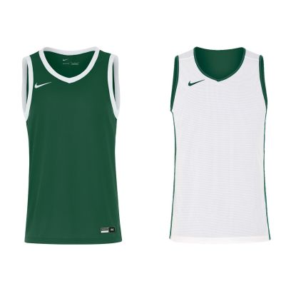 Maillot de basket reversible Nike Team 25 Vert & Blanc pour homme
