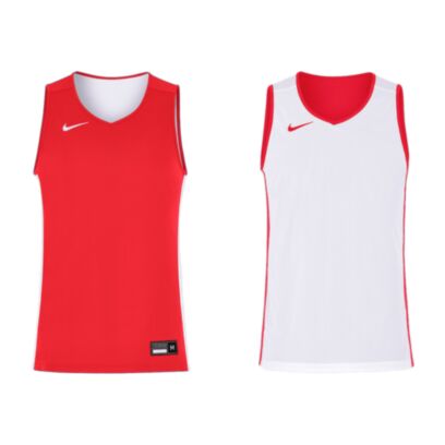 Maillot de basket reversible Nike Team 25 Rouge & Blanc pour enfant
