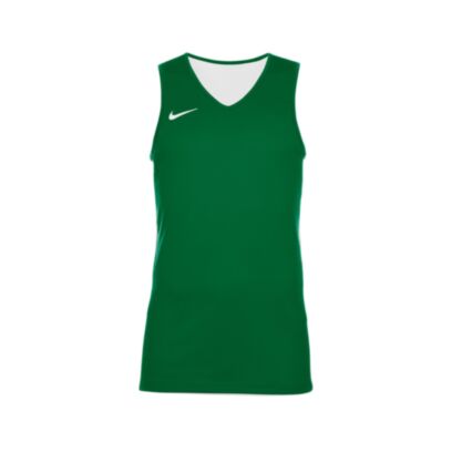 Maillot de basket reversible Nike Team Vert pour homme