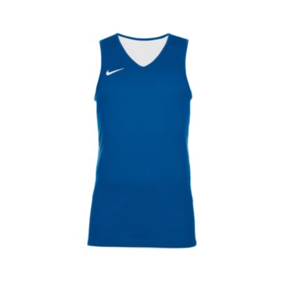 Maillot de basket reversible Nike Team Bleu Royal pour homme
