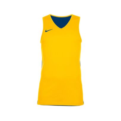 Maillot de basket reversible Nike Team Jaune pour homme
