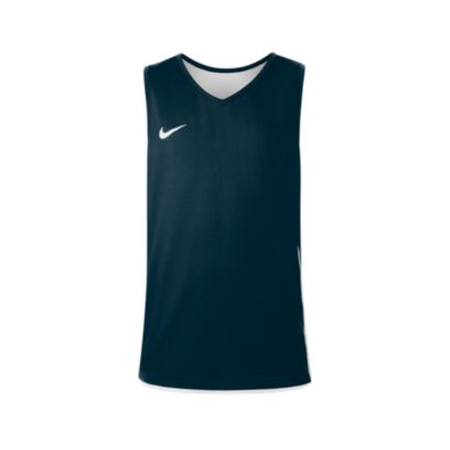 Maillot de basket reversible Nike Team Bleu Marine pour enfant