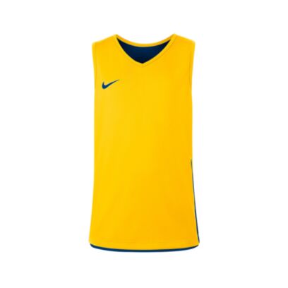 Maillot de basket reversible Nike Team Jaune pour enfant