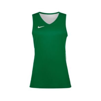Maillot de basket reversible Nike Team Vert pour femme