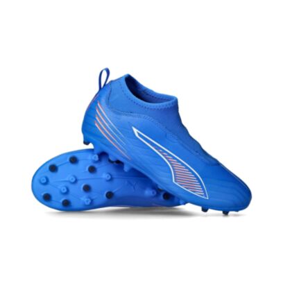 Chaussures de football Puma Ultra 6 Match MG Bleu pour enfant