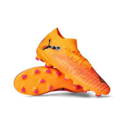 Chaussures de football Puma Future 8 Pro FG Orange pour enfant