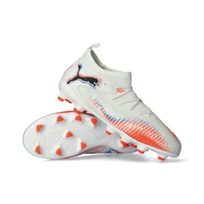 Chaussures de football Puma Future 8 Match FG Blanc pour enfant