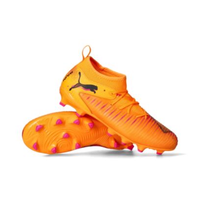 Chaussures de football Puma Future 8 Match FG Orange pour enfant